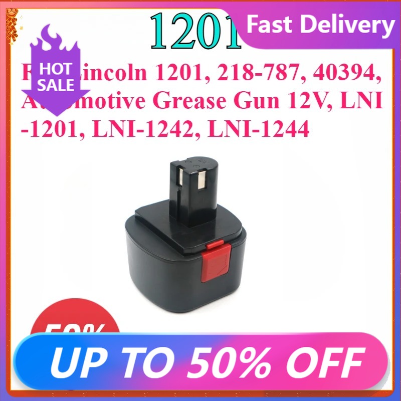 Power Tools In Automotive - 新しい交換用 12V 3000mAh バッテリー、リンカーン 1201、218-787、40394 用、自動車用グリースガン