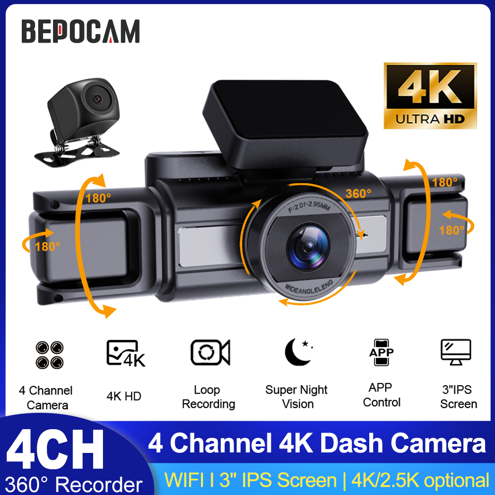 Power Tools China - BEPOCAM 4CH 4K 車載カメラ 360 °