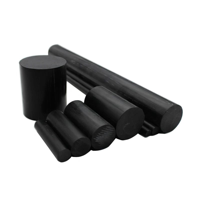 Power Tools And Engineering - プラスチック製丸棒,黒いPVC棒,スペーサー,エンジニアリング,8mm〜200mm