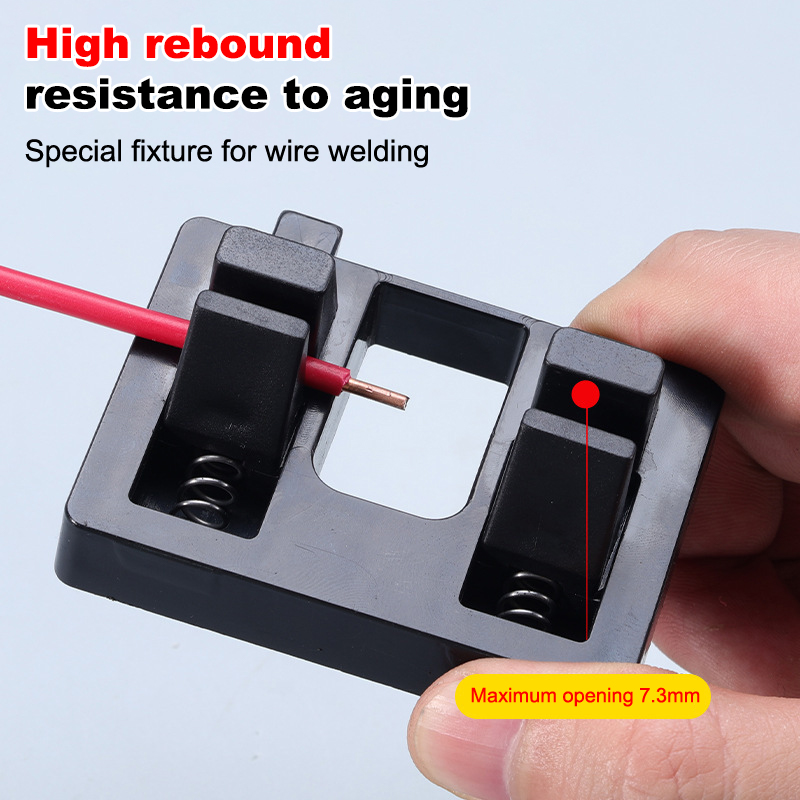 Power Tools For Sale - 1pc ホット販売アンチスリップ電線溶接治具保持電力安定化ワイヤーホルダーデュアルクランプはんだツールアクセサリー