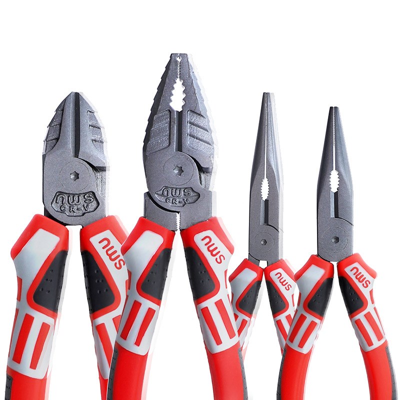Power Tools China - 6 ''/7 ''/8 ''多機能ワイヤーカッタードイツ電気技師のペンチ肥厚クランプヘッドクロムバナジウム鋼電気技師ツール