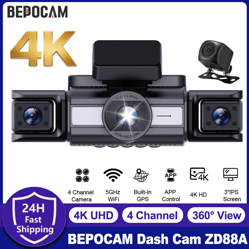 BEPOCAM 4チャンネル ドライブレコーダー 4K フロ - Power Tools China のレビューと価格