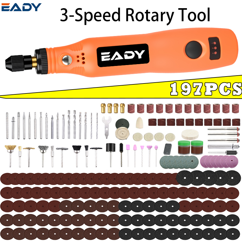 USBコードレス回転工具キット – 金属研磨、模型製作、アク - Power Tools Total のレビューと価格