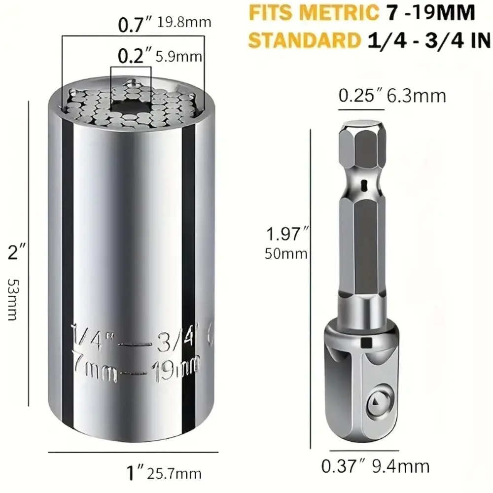 ユニバーサルソケットレンチトルクヘッドセットラチェットスーパ - Power Tools For Sale のレビューと価格