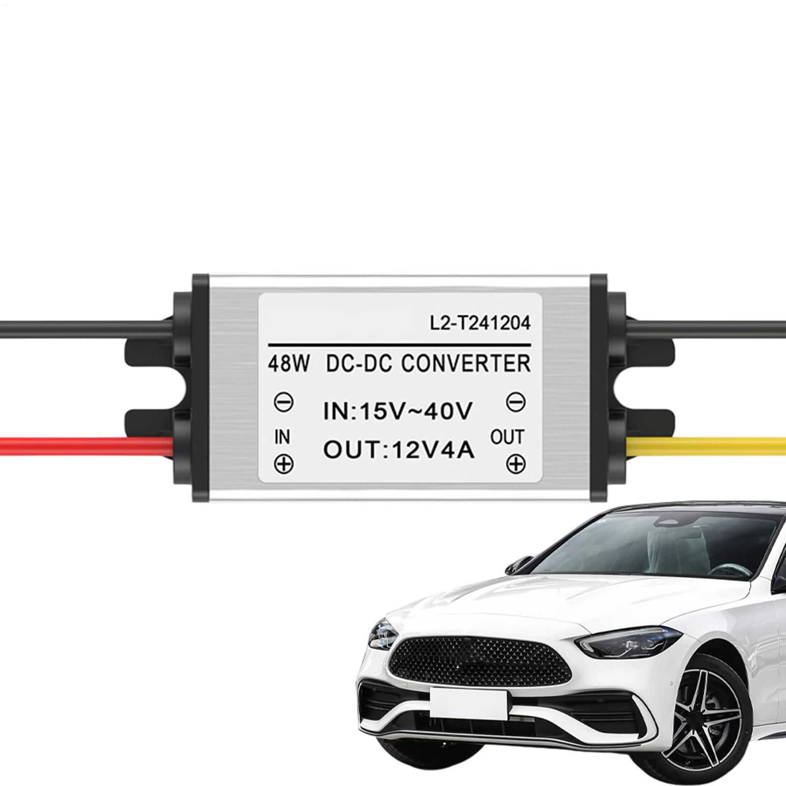調整可能なDC降圧電源アダプター12V電圧コンバーター、車、 - Power Tools In Automotive のレビューと価格