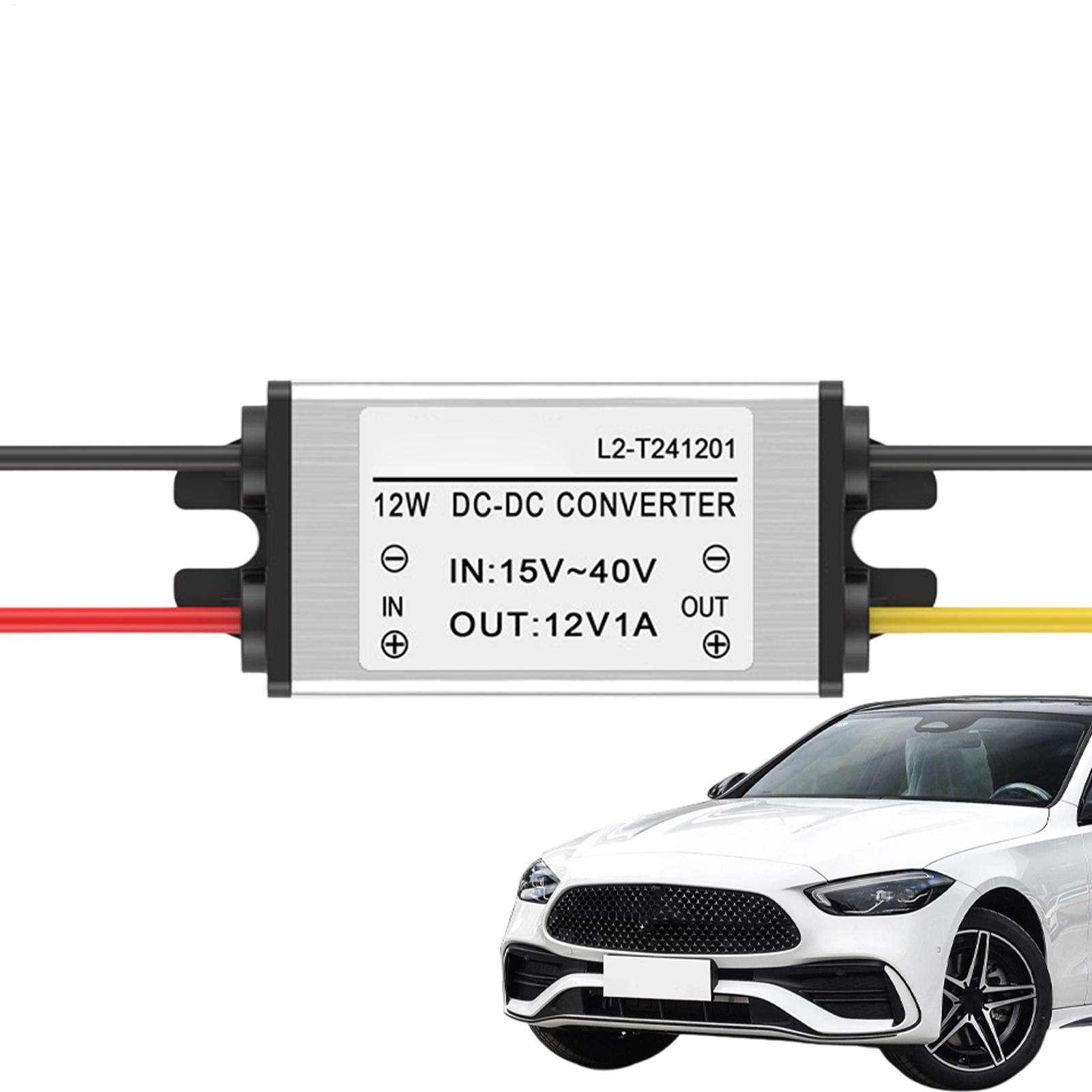 調整可能なDC降圧電源アダプター12V電圧コンバーター、車、 - Power Tools In Automotive のレビューと価格