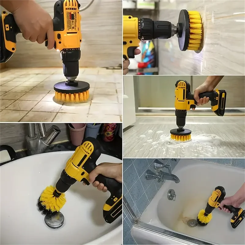 3個/セット ドリルブラシセット パワースクラバー 洗浄ブラ - Power Tools For Sale のレビューと価格