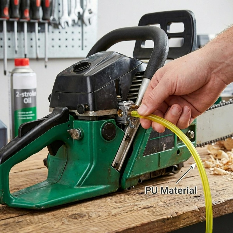 黄色のガス燃料ラインホースチューブ、小型エンジンチェーンソー - Power Tools For Sale のレビューと価格