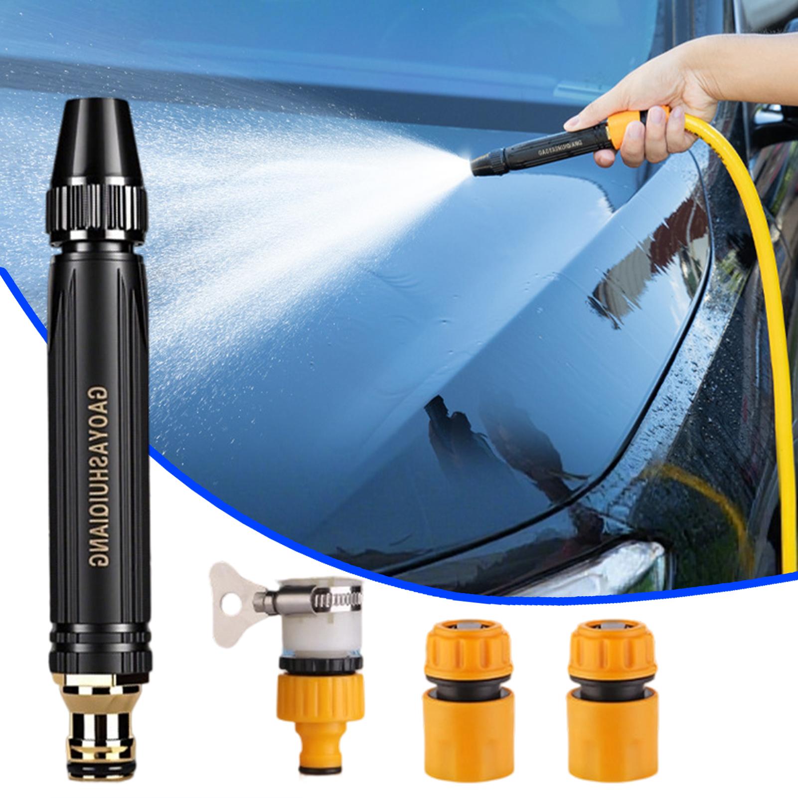 高圧水ホースノズル強力調整可能漏れ防止ツール家庭用洗浄クリー - Power Tools And Engineering のレビューと価格