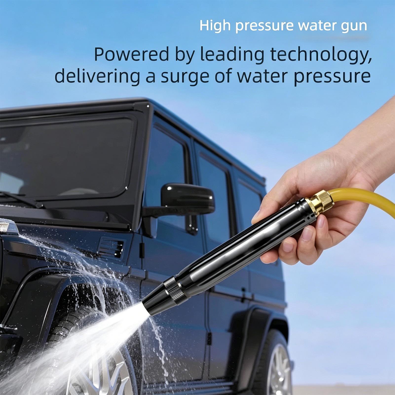 高圧水ホースノズル強力調整可能漏れ防止ツール家庭用洗浄クリー - Power Tools And Engineering のレビューと価格