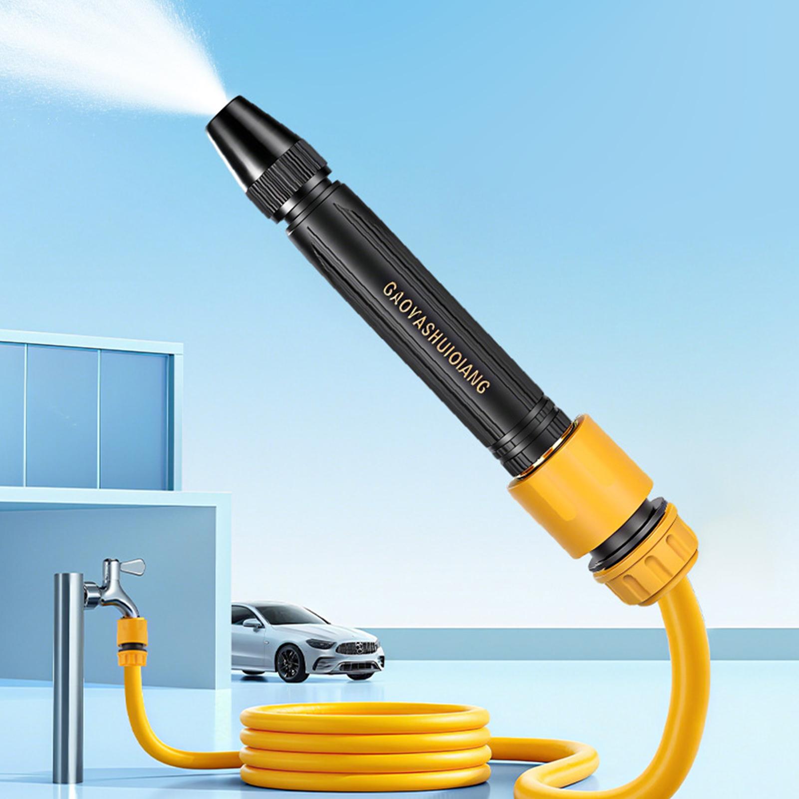 高圧水ホースノズル強力調整可能漏れ防止ツール家庭用洗浄クリー - Power Tools And Engineering のレビューと価格
