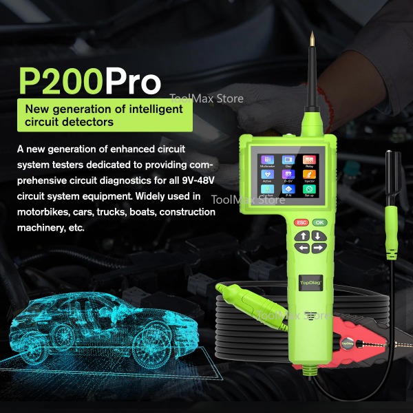 JDiag P200 12V 24V パワーブローブ 自動車 - Power Tools In Automotive のレビューと価格