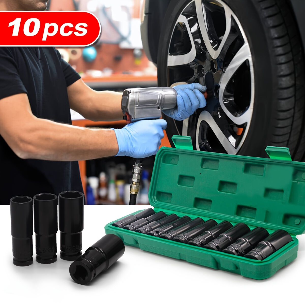 10個入り 1/2インチ 8-24mm 電動工具用インパクト - Power Tools For Sale のレビューと価格