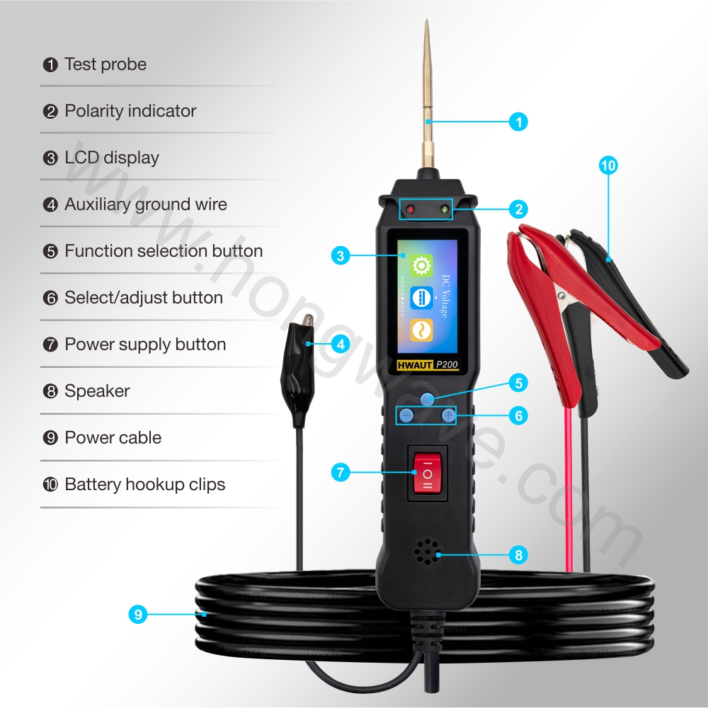 HWAUT P200スマートカーサーキットテスター 2mスキ - Power Tools In Automotive のレビューと価格